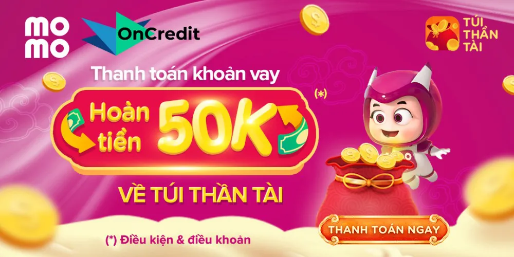 thanh toán khoản vay nhận hoàn tiền