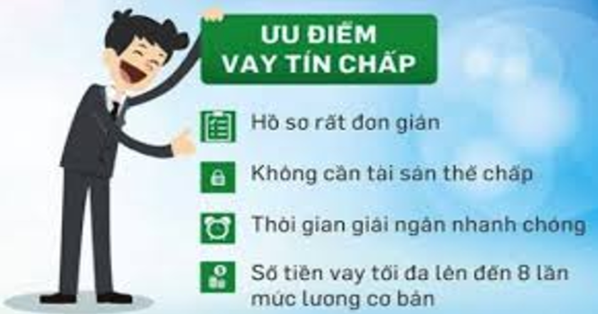 Ưu điểm của hình thức vay tín chấp trực tuyến