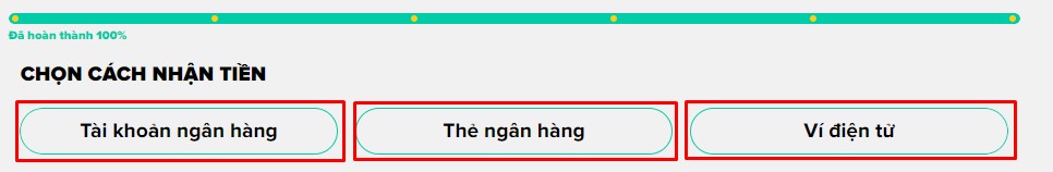 điền thông tin tài khoản - vay tiền online 24/7