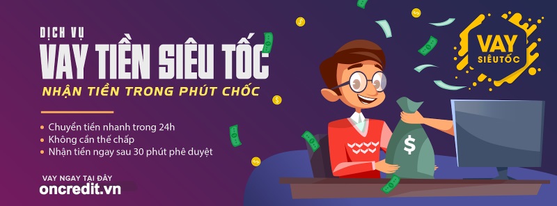 Vay tín chấp online nhanh chóng với ONCREDIT